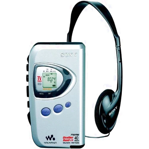 Sony WM-FX290 Stereo Cassette Player with FM/AM/TV/Weather Tuning