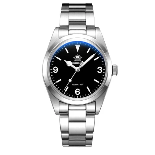 ADDIESDIVE 36 MM Small Dial Quartz Watch VH31 Wrist Watches Stainless Steel Sapphire Crystal Luminous Waterproof 100 M