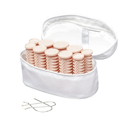Conair Instant Heat Compact Hot Rollers for Long, Medium, and All Hair - Hair Curler - Hair Roller Clips Included - 1 1/4-inch, 1-inch, and 3/4-inch Rollers