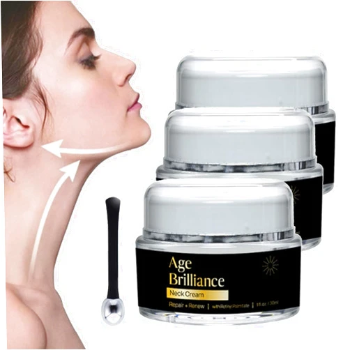 JAOPINK Age Brilliance Neck Firming Cream, Age Brilliance Platysma Renew for Neck,Anti-Aging Neck Firming Cream for Turkey Neck Tightening Sagging Skin with Super Trio and 7 Potent Nutrients (3)