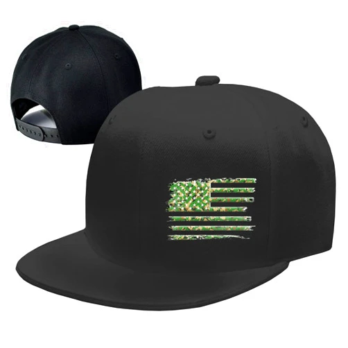 FACITE Snapback Hats Men Flat Bill Hats for Men Flat Brim Hat Fitted Hats for Men Cool Hats Skull Hat Black Baseball Hats