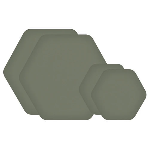 GEAR AID Tenacious Tape Hex Shaped Repair Patches for Fixing Holes in Down Jackets, Tents, Rain and Outdoor Gear, 2.5” and 1.5”, Color/Size Options
