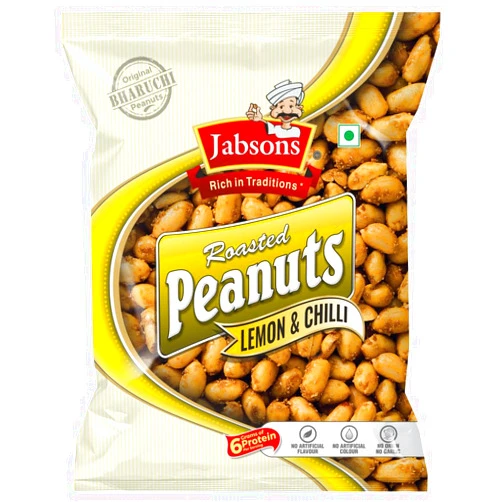 Jabsons - Lemon and Chilli Roasted Peanuts, 140 G