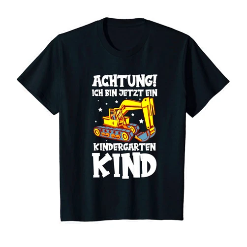 Kindergartenanfänger Geschenk-Ideen Bagger Kids Kindergarten ich komme 2020 Kindergarten Idee Anfang Digger T-Shirt