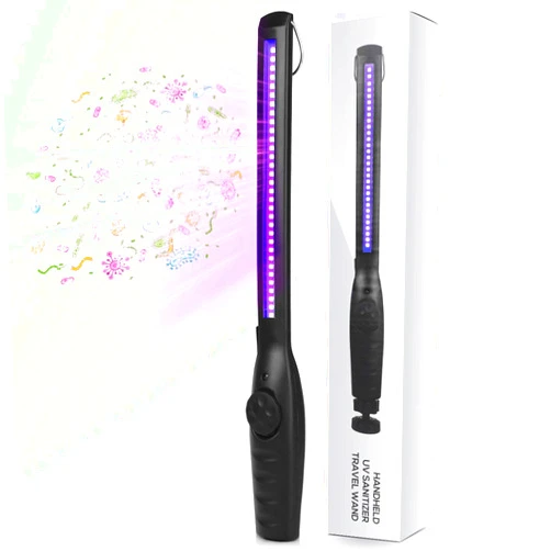IPS IP SMART UV Light Sanitizer, Portable UV Light Disinfection Lamp USB Rechargeable Ultraviolet Light Sanitizer for Home Hotel Travel Car Kills 99% of Germs Viruses & Bacteria UV Light Sanitizer Wand