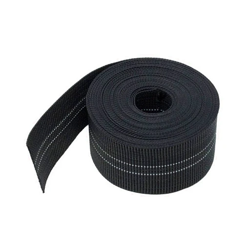 House2Home Webbing for Lawn Chairs and Furniture, Upholstery Webbing to Repair Couch Supports for Sagging Cushions, 3 Inch Wide by 60 Foot Roll 10% Stretch Elastic Chair Webbing Replacement