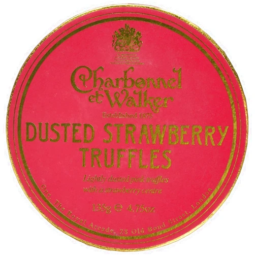 Charbonnel et Walker Strawberry Truffles, 4.75 Ounce