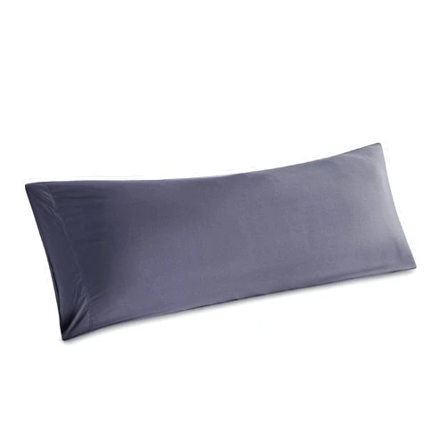 Bedsure Body Pillow Cover - Rayon Derived from Bamboo, Long Cooling Pillow Cases for Hot Sleepers, Soft & Breathable Body Pillow Pillowcase with Envelope Closure, 1 Pack, Dark Grey, 20x54 Inches