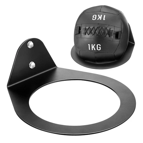 Gisafai Medicine Ball Rack Medicine Ball Wall Mount Storage Racks, 8.9 Inch Inside Diameter, 88 Lbs Rack Wall Mounted Storage for Gym Exercise Sports Garage Home Commercial Gyms