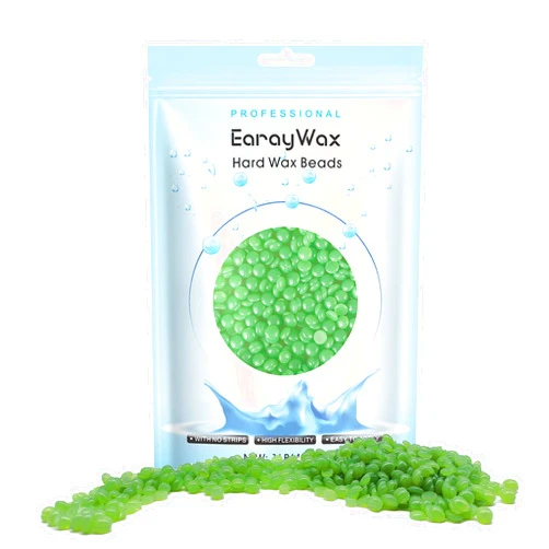EARAYWAX Hard Wax Beads for Hair Removal, 1lb Refill Wax Beans for Sensitive Skin, Brazilian Coarse Waxing Full Body, Perfect for Women Men