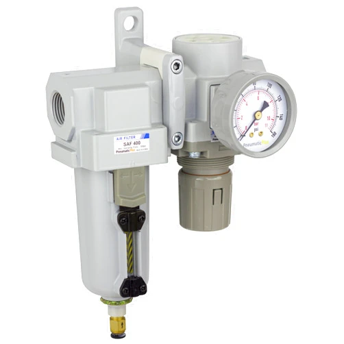 PneumaticPlus SAU420-N04DG-MEP Compressed Air Filter Regulator Combo 1/2