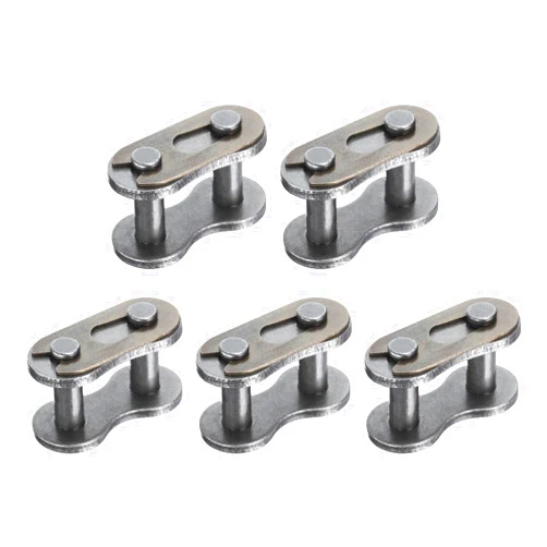 uxcell 6Pcs #520 Chain Master Connector Link Roller, 15mm Pitch Carbon Steel, Standard Connecting Split Links
