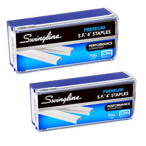 Swingline Staples, 2 Pack, S.F. 4, Premium for Desktop Staplers, 1/4