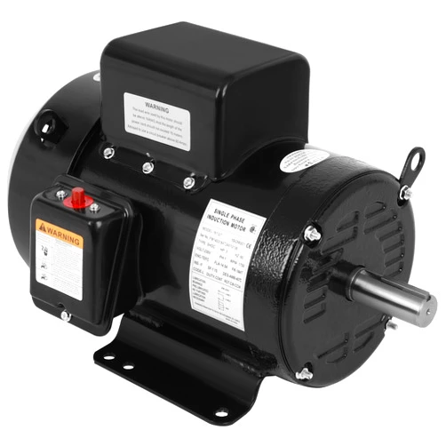 Cuilvu 3HP Electric Motor 1750RPM Farm Duty Single Phase Motor 4 Pole 1-1/8