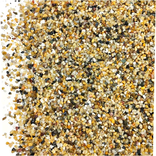SHIZWU 5LB Coarse Sand, Colored Rocks Pebbles, Quartz Sand for Cactus Bonsai, Succulent Plant Bonsai Paving, Vase Filling Decoration, Natural Sand for Fish Tank Decoration Paving(2-4mm)