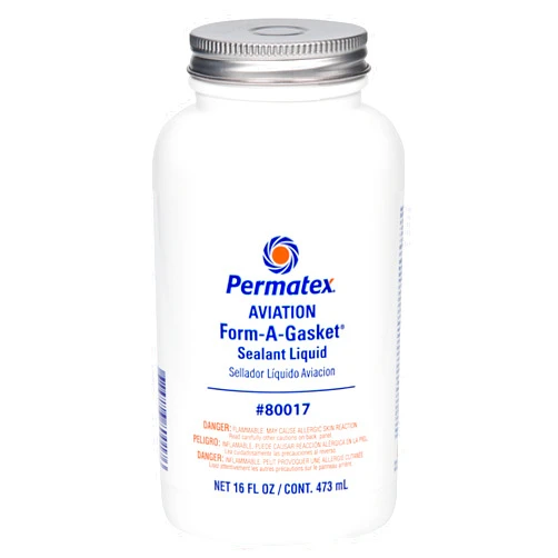 Permatex 80017 Aviation Form-A-Gasket No. 3 Sealant, 16 oz. , Brown