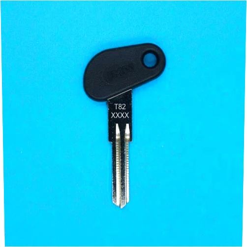 SCHLUESSELBUDE.DE SB Bicycle Lock Key, Black - Silver, Unlock Key for Abus T82 Cable-Bike Locks