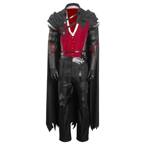 Ubaywey Mens Clive Rosfield Cosplay Costume Rosfield Prince Black Outfits Halloween Uniform