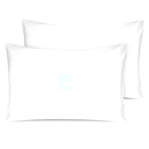 LULUSILK Organic Cotton Toddler Pillowcase 2 Pack, 14 x 20 Travel Pillow Case Cover for Babies, Kids, Boys and Girls, Soft and Breathable Small Pillow Cases with Envelope Closure, Ivory