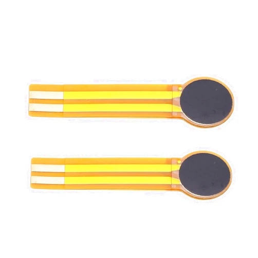 Yuecoom 2pcs Thin Film Pressure Sensor Force Sensing Resistor Resistance Flexs Sensor Type High Accuracy Force Sensitive Resistor 20g-3kg High Temperature Resistant