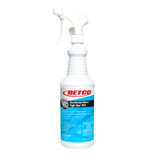 Betco® Fight-Bac RTU Disinfectant, Pleasant Scent, 1-Quart, Pack Of 1, Packaging may vary