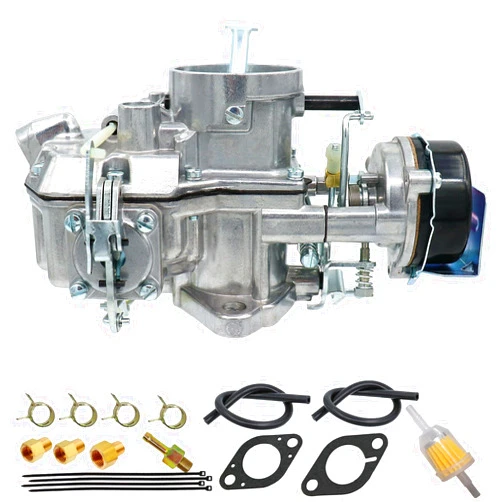 VergasRetor 1 Barrel Carburetor Autolite 1100 Straight 6 Cyl 170 200cu 2.8L 3.3L Engines for Ford 1963-1969 Mustang Falcon Ranchero Club Wagon Mercury Comet Country Sedan Automatic Choke