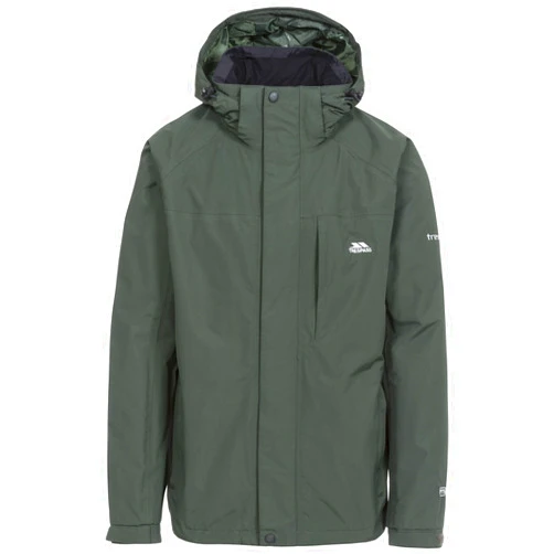 Trespass Mens Edwards II Waterproof Jacket (S) (Olive)