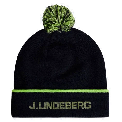 J. Lindeberg 2024 J.Lindeberg Stripe Golf Beanie JL Navy One Size Fits All