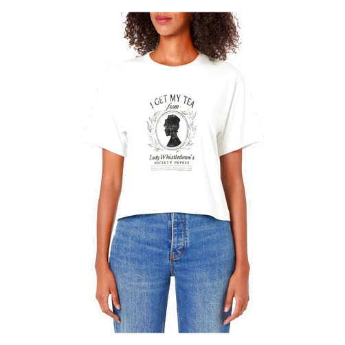 Bridgerton I Get My Tea From Lady Whistledown's Women's Crop Top