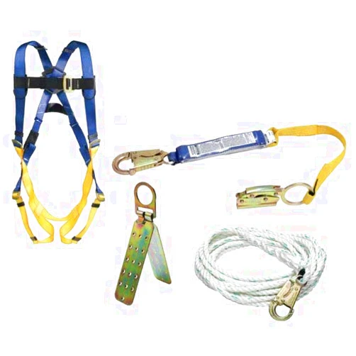 Werner K111201 Roofing Kit, 50-Foot Basic, Pass-Thru Buckle Harness, 1per Pack