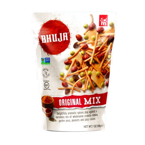 Majans Bhuja Gluten Free Snack Mix, Non-GMO | No Preservatives | Vegetarian Friendly | No Artificial Colors or Flavors, Original Mix, 7 Ounce