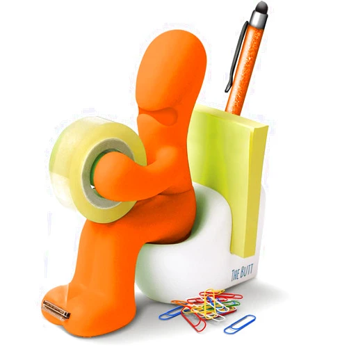 Butt Supplies The Butt Tape Dispenser – Funny Gifts for Men – Weird Stuff, Desk Accessories for Men - Novelty, Fun Office Supplies Gag Gifts for Men - Teacher Gifts Boss Gifts for Men - Going Away Gift for Coworker