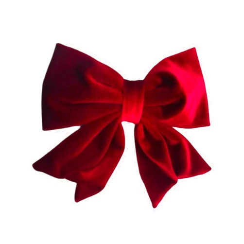 RPZL X Forbes Functions (Set of 4) Velvet Bow Napkin Rings (Ruby)