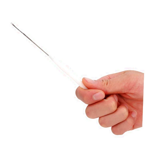 Haosie 5PCS Beading Needles, Jewelry Crochet Beads, Three-Way Crochet Hook​ Tools, Threading String Needles for Bracelet Jewelry Making