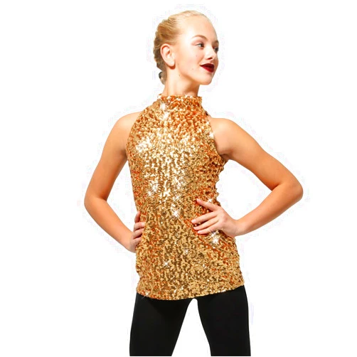 Alexandra Collection Womens Sequin Sparkle Tank Tunic Dress Just for Kix