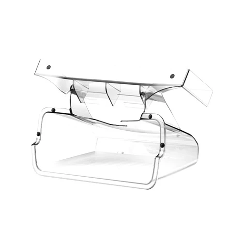 XinWu Translucent Screen Storage Compartment, Center Console Screen Storage Room, Compatible with Tesla Model 3 Model Y
