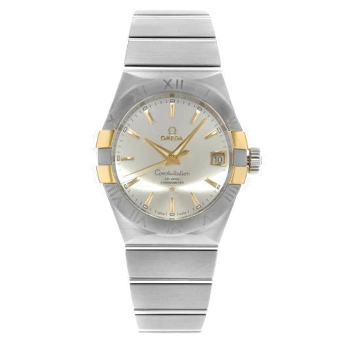 Omega Constellation Co-Axial 38mm 123.20.38.21.02.005 18K Yellow Gold and Stainless Steel Men's Watch