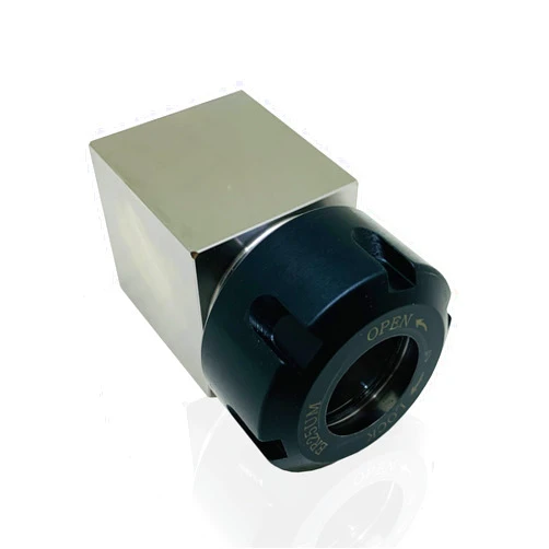 POITRAXC ER-25 Square and Hex Collet Chucks Block 0.005 mm Accuracy Carbon Steel Workholding Holder for CNC Lathe Engraving Machine (ER-25 Square Collet Block)