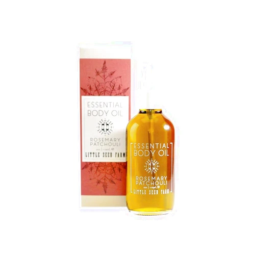 Little Seed Farm Essential Body Oil, Rosemary Patchouli, 4.0 Ounce