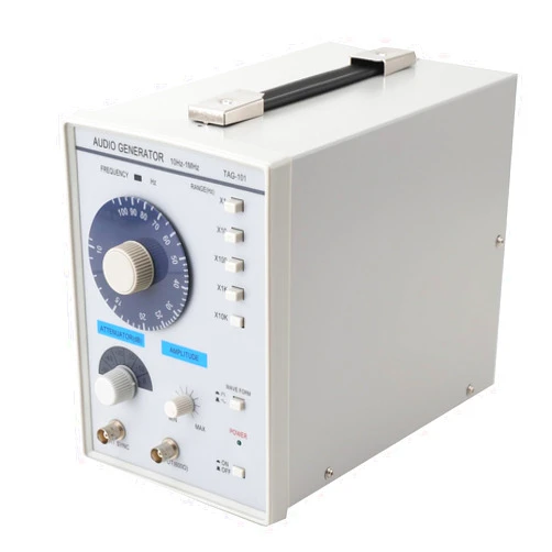 Lfhelper Audio Signal Generator Low Frequency Signal Source Generator Low Frequency AC 110V/60Hz, 10Hz-1MHz Frequency Range with 1×Power Cord, 1×Test Clip