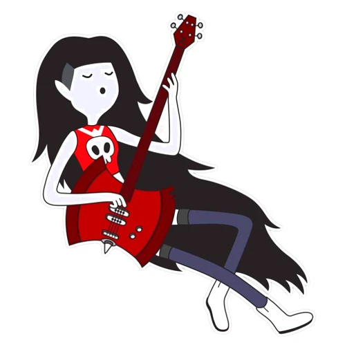 BKR Graphics Marceline Vinyl Waterproof Sticker Decal Car Laptop Wall Window Bumper Sticker 5