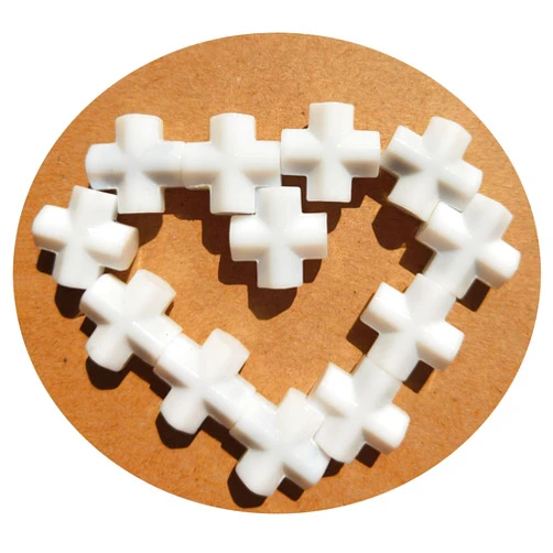 BBTCTY Magnetic Stirrer Stir Bar PTFE Magnetic Mixer Stir Bars Cross Shape (8X15mm, 5PCS)