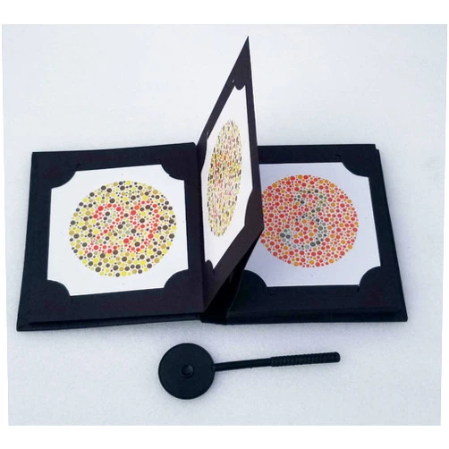Saiish Ishihara Test Chart Books for Color Deficiency 38 Plates | Latest Edition with User Manual | Includes One Eye Occluder