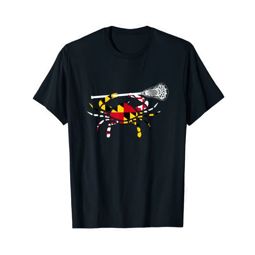 Cool Mama P Lacrosse Gear Shirt Co. Maryland Crab Lacrosse Boys T-Shirt Stick LAX Sister Brother T-Shirt