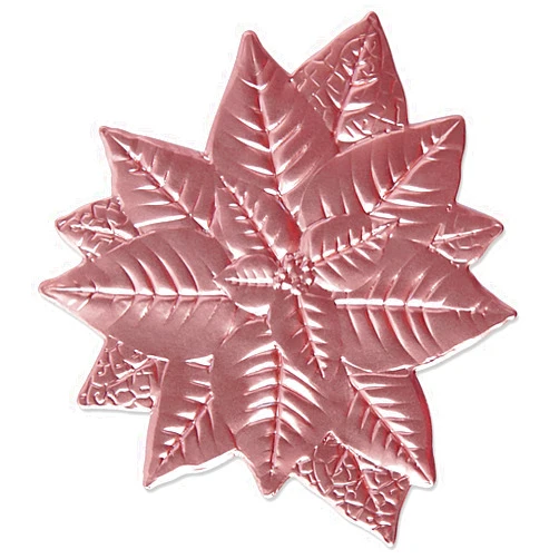 Sizzix 3-D Impresslits Embossing Folder-Poinsettia by Kath Breen, 665354, One Size, Multicolor