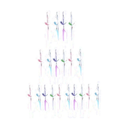 NUOBESTY 20pcs Gel Pen Cartoon Roller Pen Ballpoint Pens Pendants Note Writing Pen Students Pens Scrapbook Writing Pen Ink Pen Come Pen Moon Pendant Pens Office Plastic Liquid Pen Cute