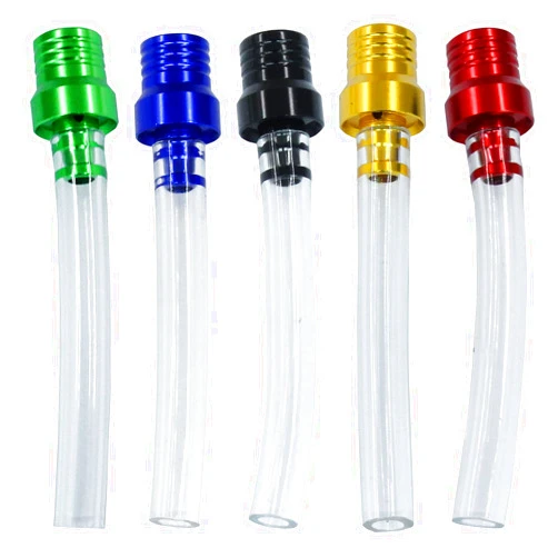 Zorveiio 5 Pack Motorcycle Gas Cap, Two-way Breather Tube Vent Hose, Vent Tube for Dirt Bike Pit Bike ATV All Off-road Motorcycles(5 Colors Mixed)
