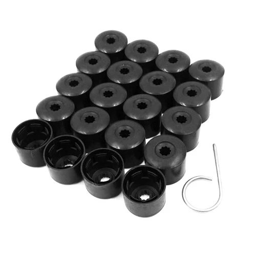 Xialukeparts 20PCS Wheel Lug Nut Bolt Cover Caps with Removal Tool Dismantle Replacement for Wheel 1K0 601 173