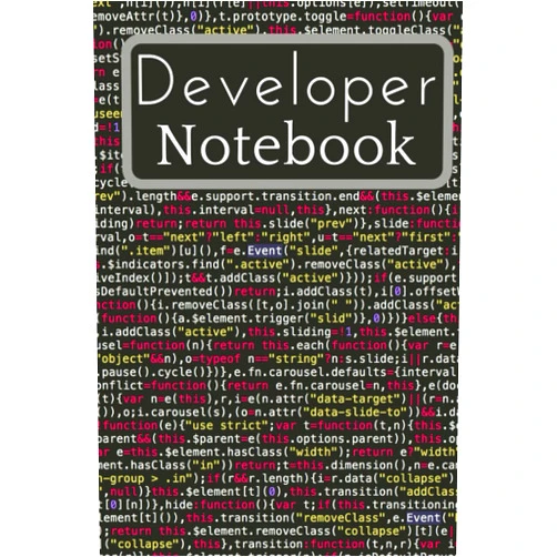 Coding Developer Developer Notebook: Coding Developer Notebook Gift For Those Who Love Programming (6 x 9) , 120 Pages , Soft Cover , Matte Finish