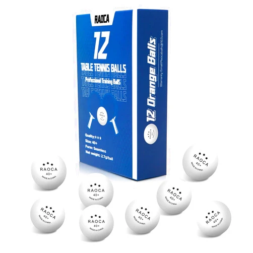 Raoca Ping Pong Balls 3-Star Table Tennis Balls, 40+ ABS Outdoor and Indoor Ping-Pong Balls for Training